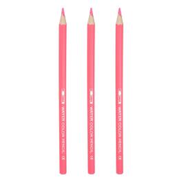 Unique Bargains - Watercolor Pencils, Color Pencil Set for Adult Coloring, Blending, 3pcs - Light Pink