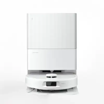 Roborock - QR 798 Robot Vacuum and Mop with 10,000 Pa Suction Power and Anti-Tangle Side Brush - White