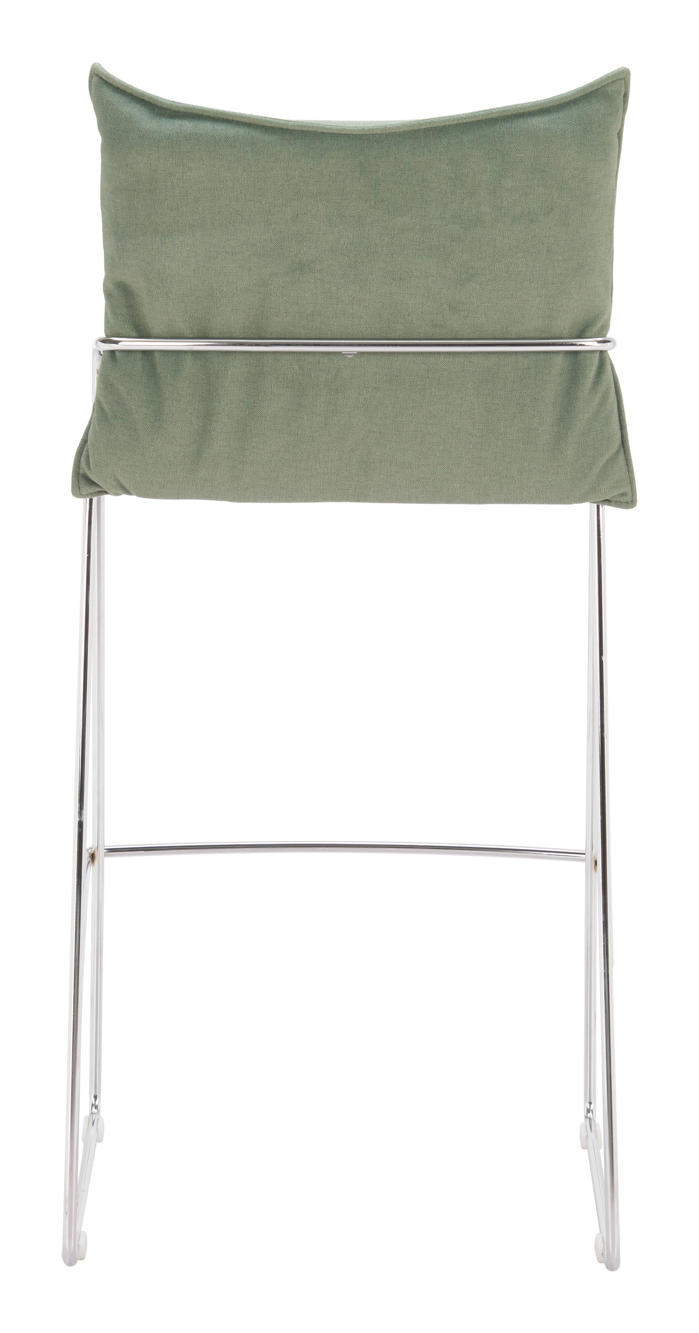 Angle. Hivvago - Pola Barstool Green - Green.