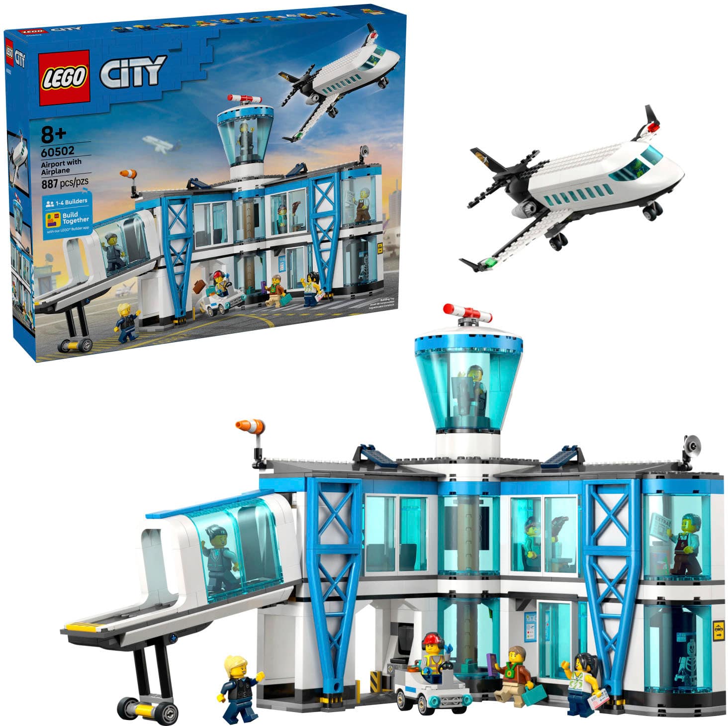 LEGO CITY 8+ 60502 Airport with Airplane 887 pcs/pzs
