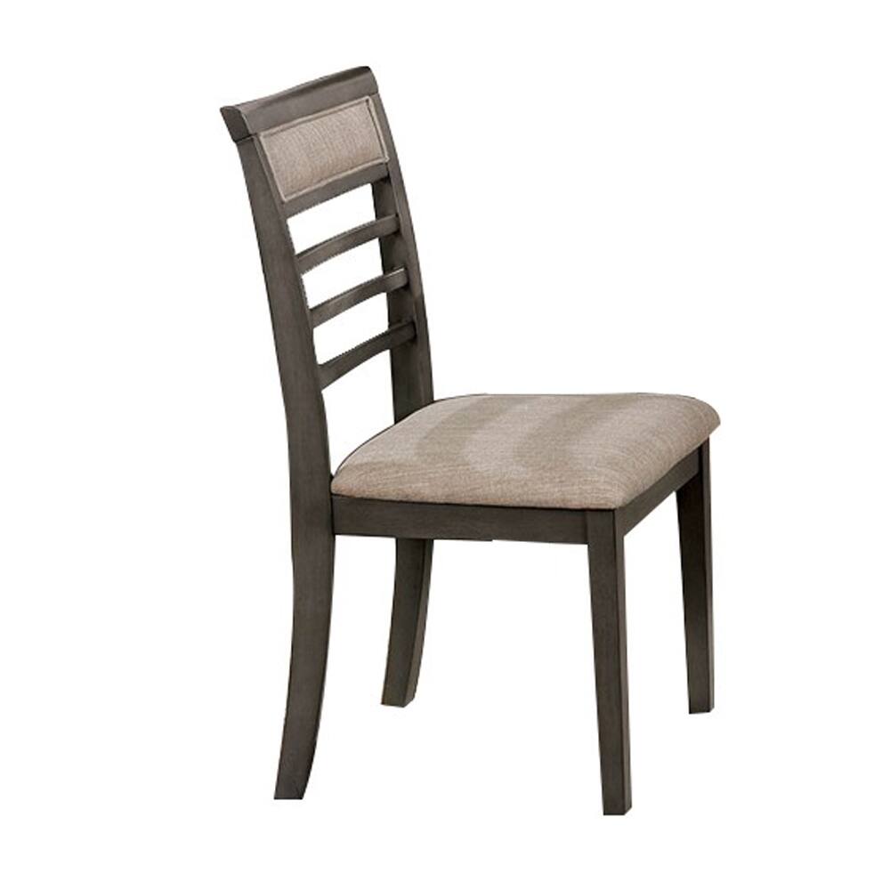 Alt View 1. Manhattan Lane - 5 Piece Wooden Dining Table Set In Weathered Brown - Brown.