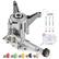 Front. VEVOR - Pressure Washer Pump, 7/8" Shaft Vertical, 3100 PSI, 2.5GPM, Replacement Power Washer Pumps Kit with 5 Nozzles - Silver.