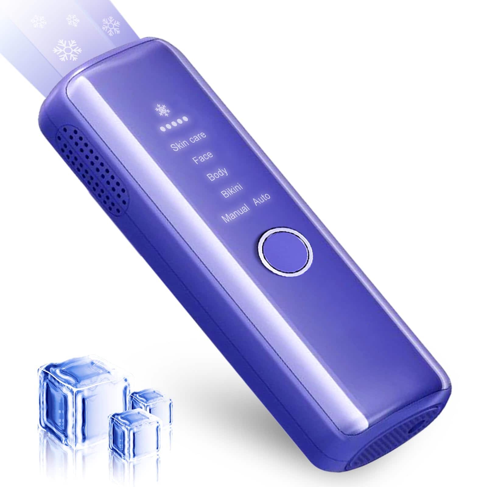 Reds Spade- Ipl Hair Removal Device With Ice Painless Longlasting Results Athome Remover evels Modes Gentle- Default