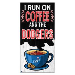 Fan Creations - Los Angeles Dodgers 6" x 12" Coffee Wall Art - Multicolor