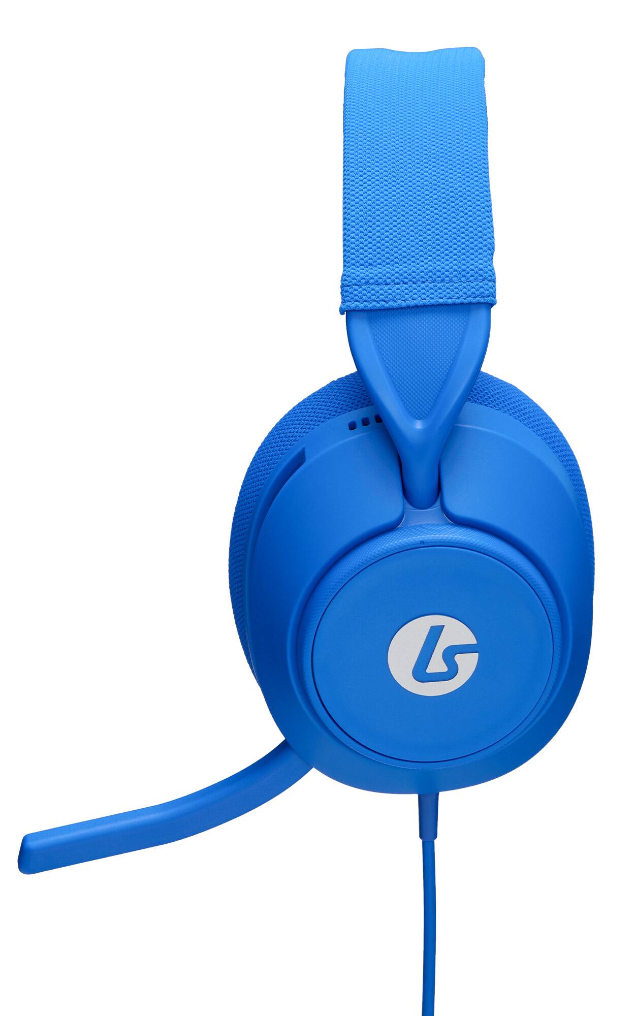 Left. LucidSound - LucidSound LS10X Gen 2 Wired Gaming Headset for Xbox Series X|S - Blue - Blue.