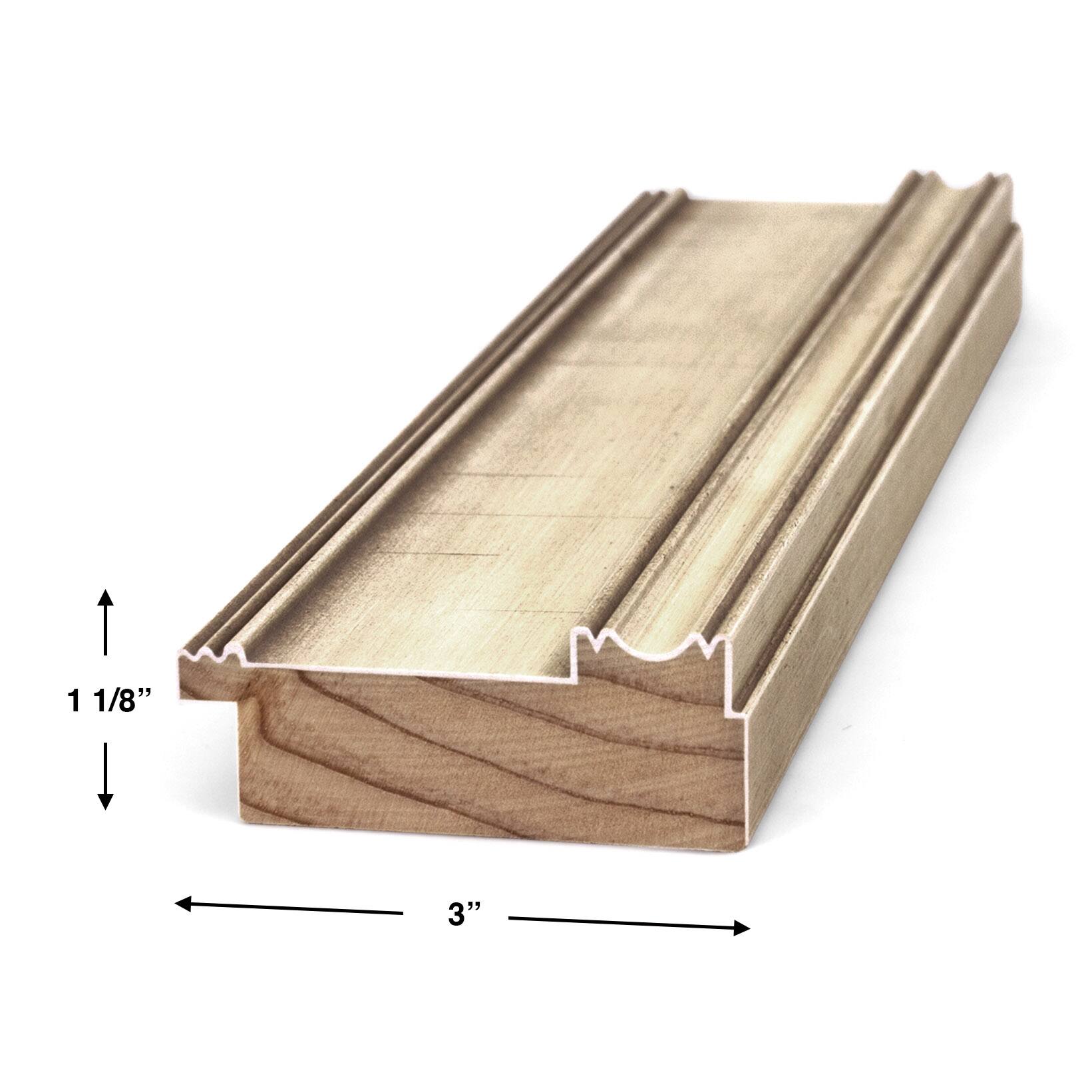 Alt View 16. Deco TV Frames - Premiere Bezel for Samsung the Frame TV - 75" - Antique White.