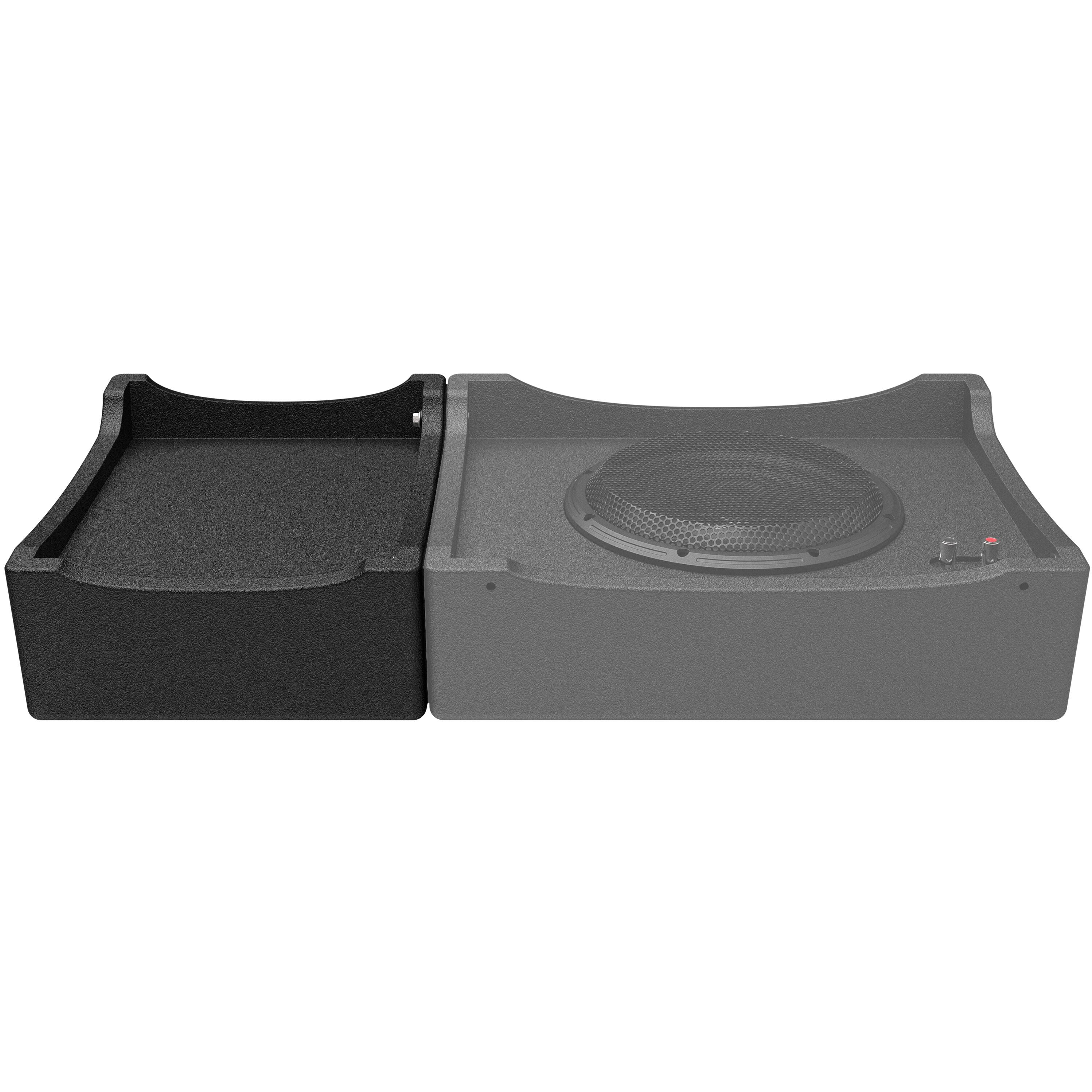 Alt View 23. AudioControl - Add-On Extension Port for 10” Dual-Voice-Coil 2-Ohm Loaded Subwoofer Enclosure - Black.