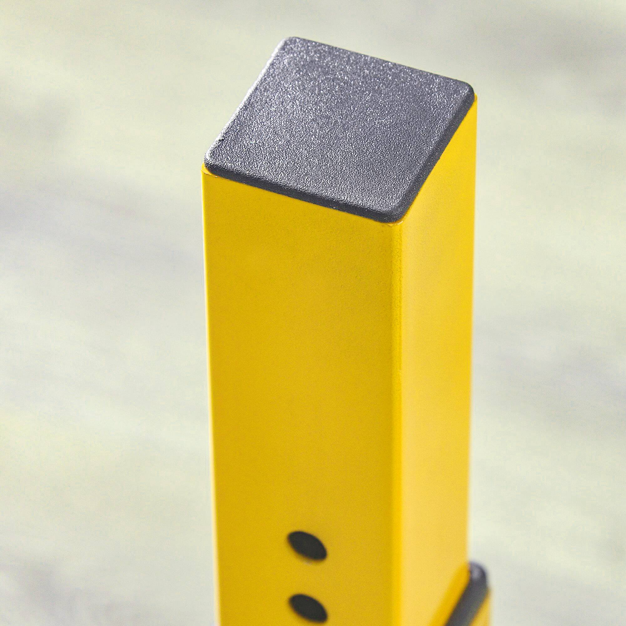 Alt View 8. Soozier - Bulgarian Split Squat Stand, Single Leg Squat Stand, 12-Level Adjustable Squat Roller for Lower Body Strength Training - Yellow.