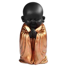 FC Design - 7"H Praying Little Buddhist Monk Figurine Statue Office Desk Tabletop Home Decor Gift - Multi-Color