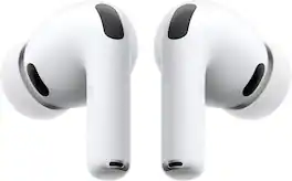 Apple - Refurbished Excellent - AirPods Pro 3, Wireless Active Noise Cancelling Earbuds - White
