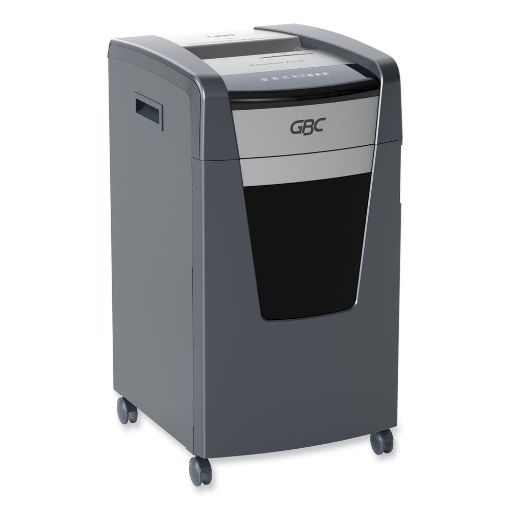 GBC - WSM177004 Momentum X22-23 22 Manual Sheet Capacity Micro-Cut P-4 Anti-Jam Shredder - Black/Silver