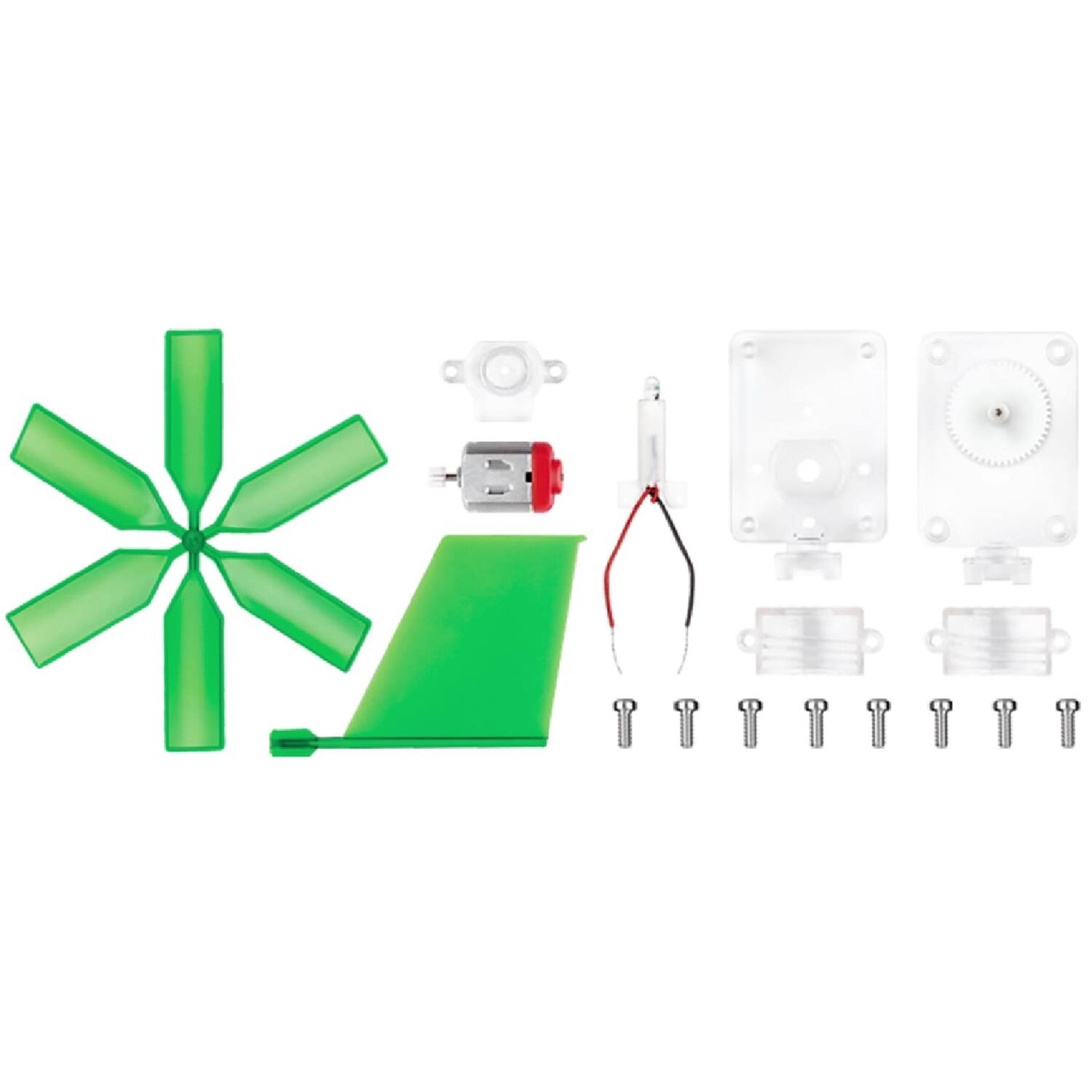 Alt View 2. 4M - Windmill Generator - DIY Mini Air-Powered Turbine Kit - Multicolor.