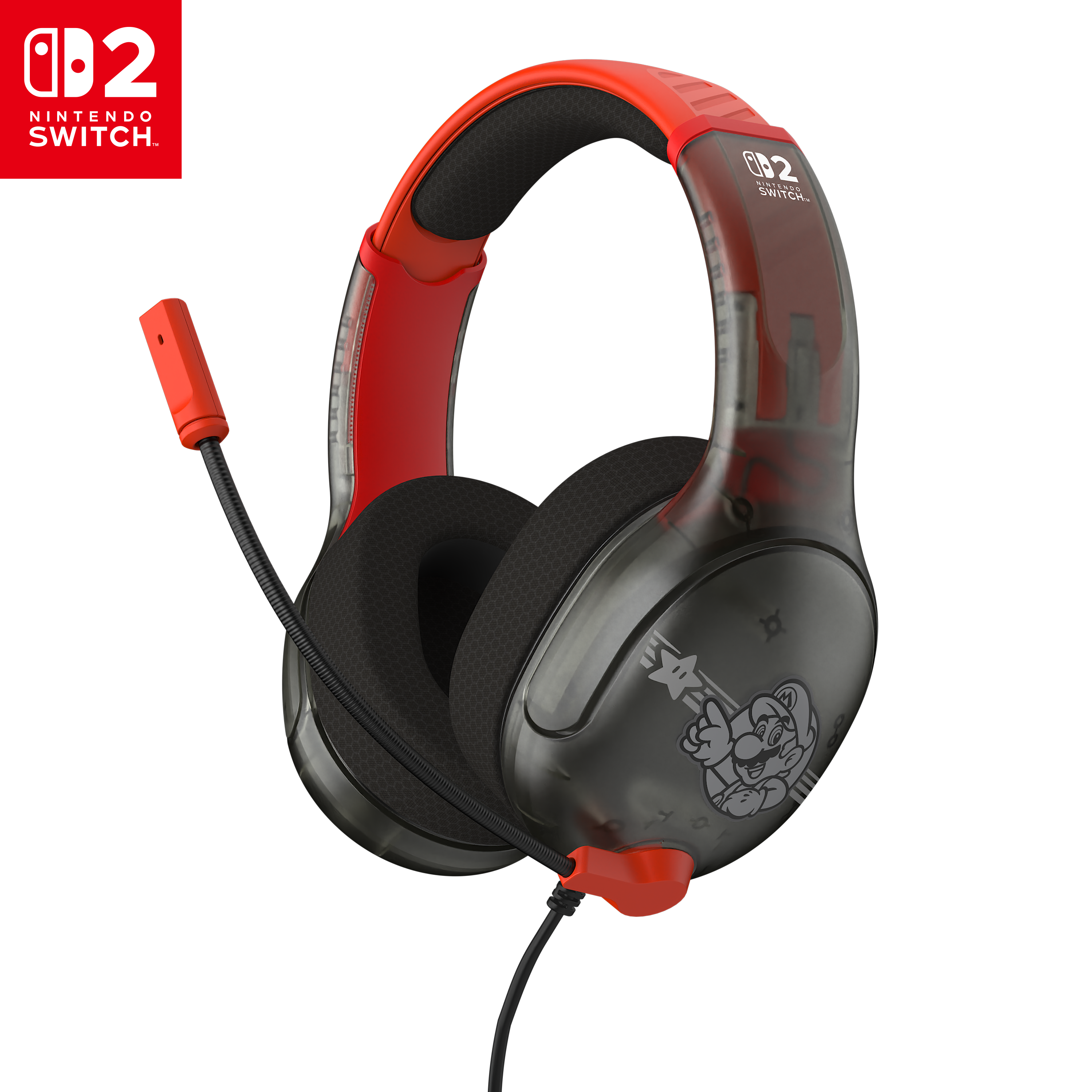 Turtle Beach - Airlite Fit Wired Gaming Headset for Nintendo Switch 2 - Mario Star