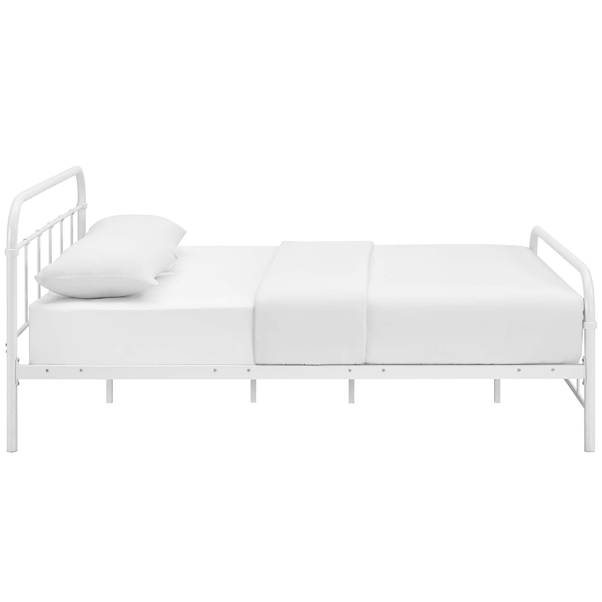 Alt View 1. Modway - Linnea Fabric Queen Bed - Gray.
