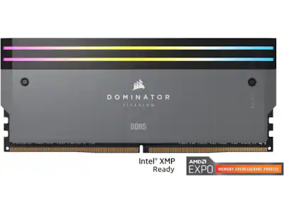 CORSAIR Dominator Titanium 32GB (2 x 16GB) DDR5 6000 (PC5 48000 CORSAIR Dominator Titanium 32GB (2 x 16GB) DDR5 6000 (PC5 48000