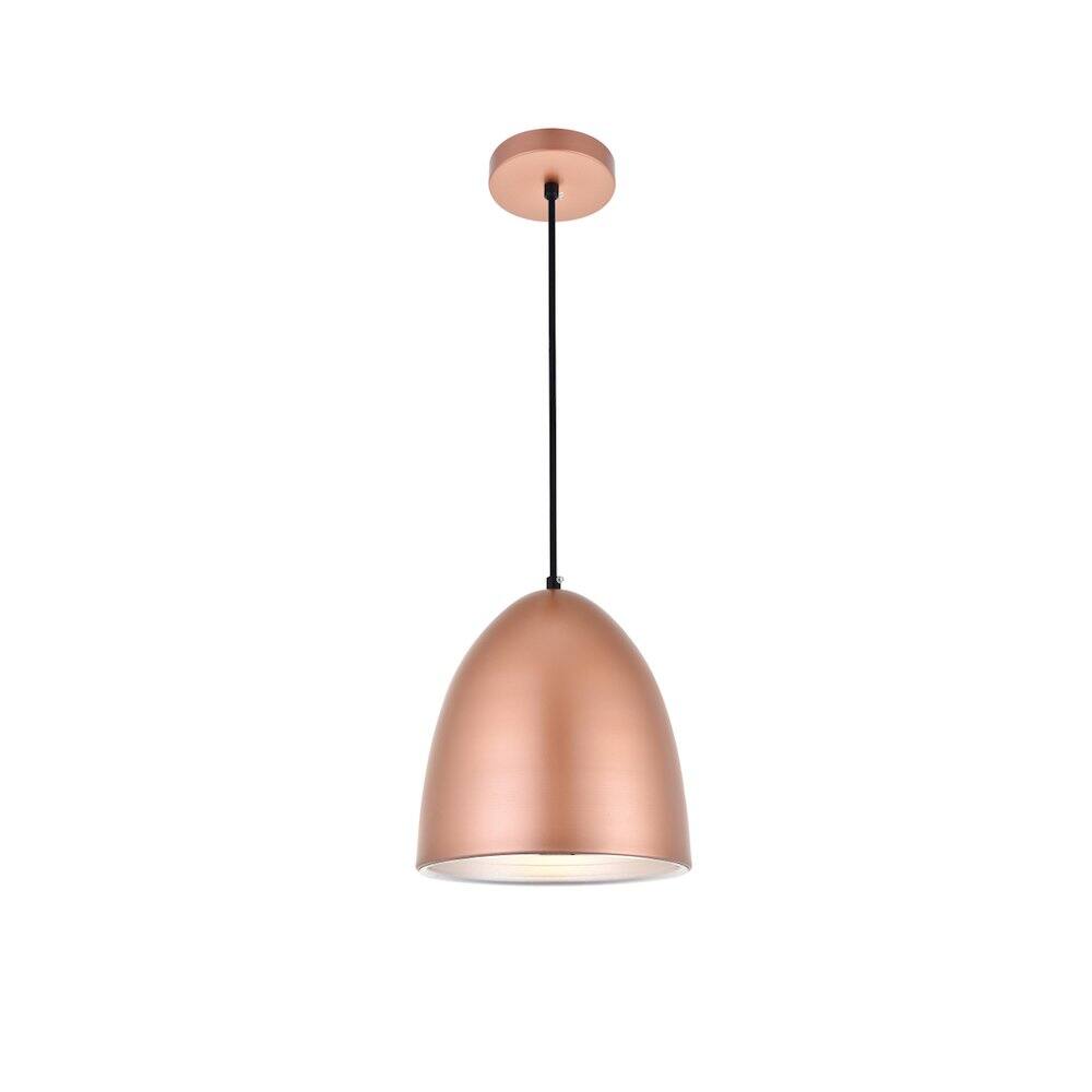 Alt View 3. Living District - Circa 1 Light Honey Gold Pendant - Honey Gold.