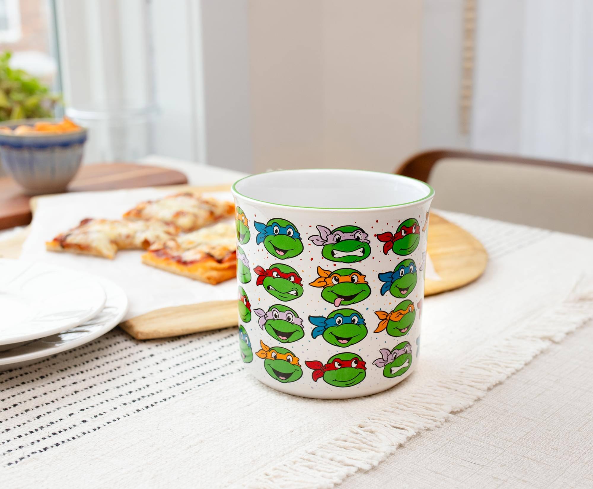 Alt View 3. Silver Buffalo - Teenage Mutant Ninja Turtles Portraits Ceramic Camper Mug | Holds 20 Ounces - Green.
