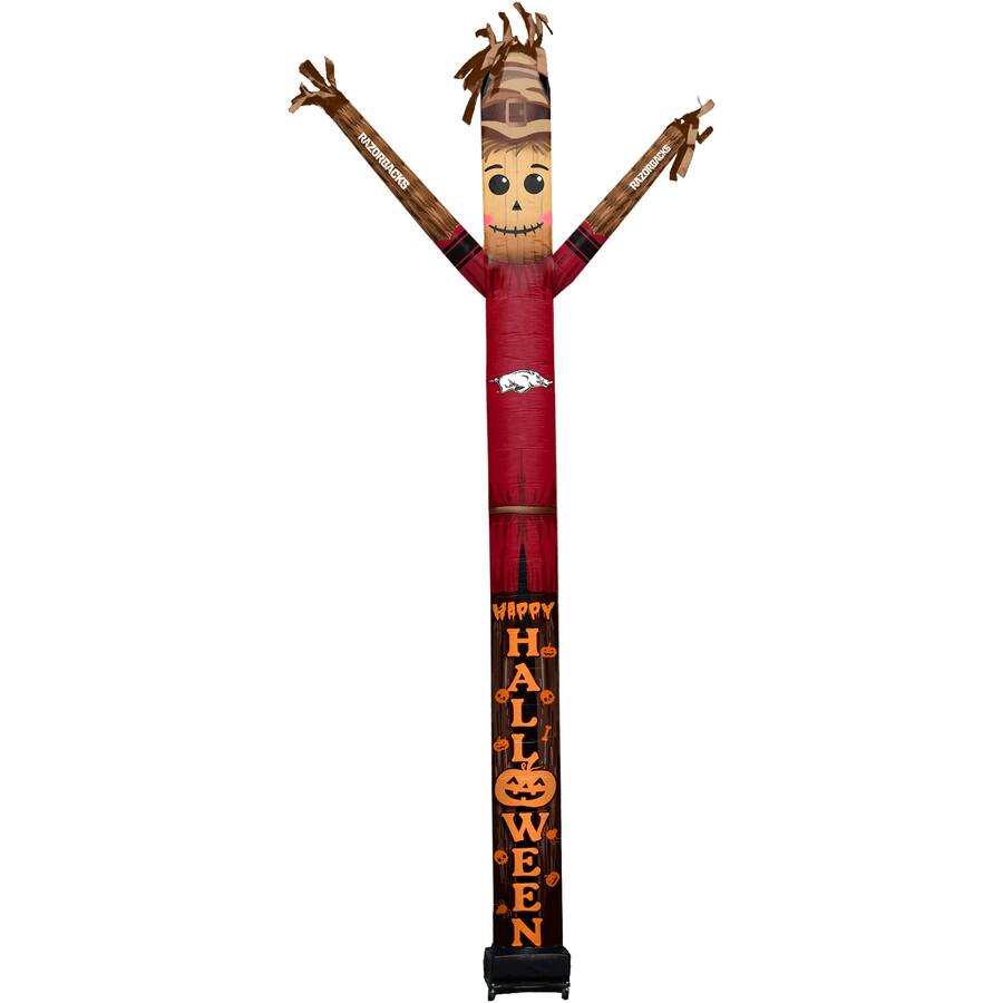 Halloween Razorbacks Sporticulture Arkansas Razorbacks Halloween Scarecrow Inflatable Crazy ...