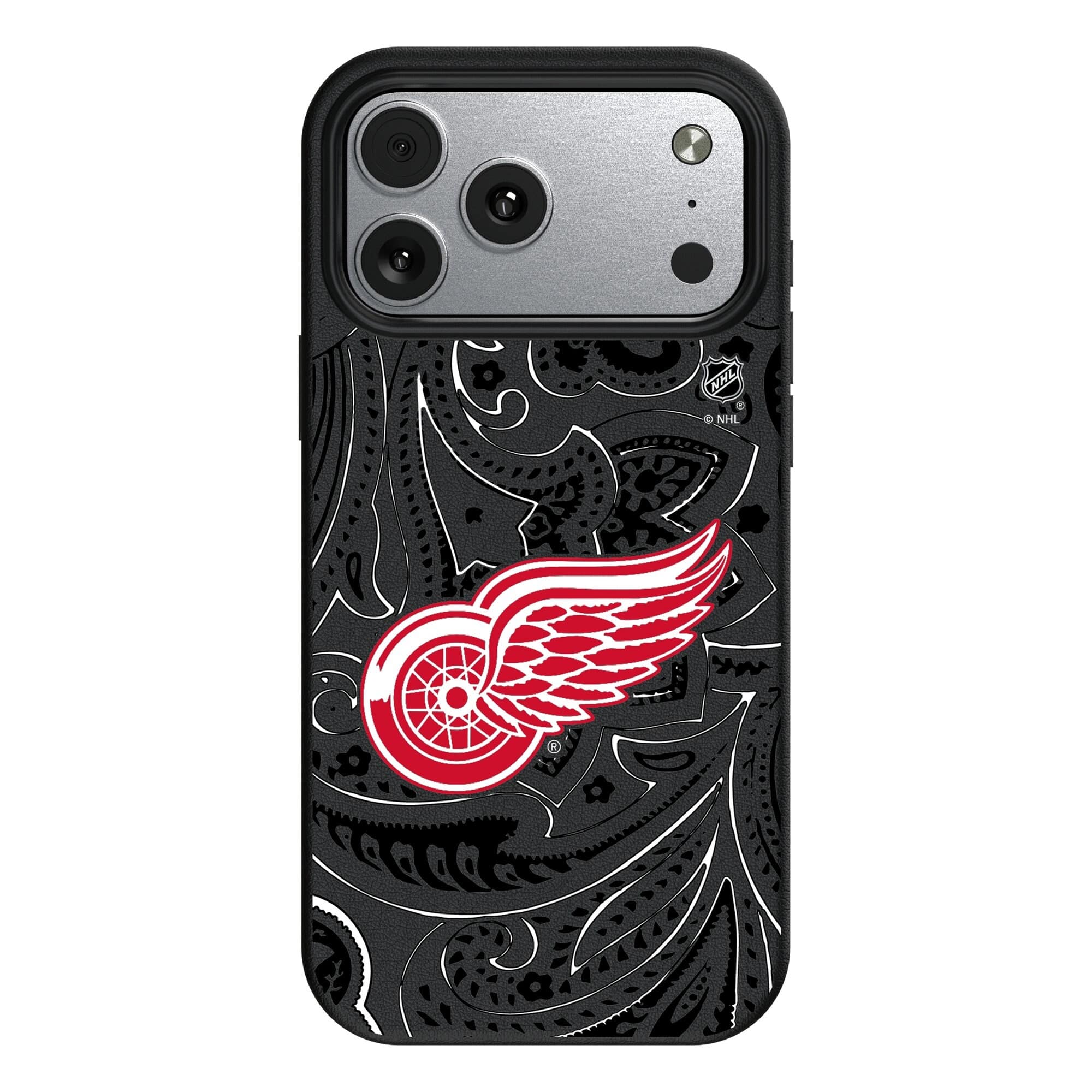 Keyscaper - NHL - Detroit Red Wings Paisley iPhone Magnetic Bump Case - 17 Pro Max - Black price history on PriceWatchPro