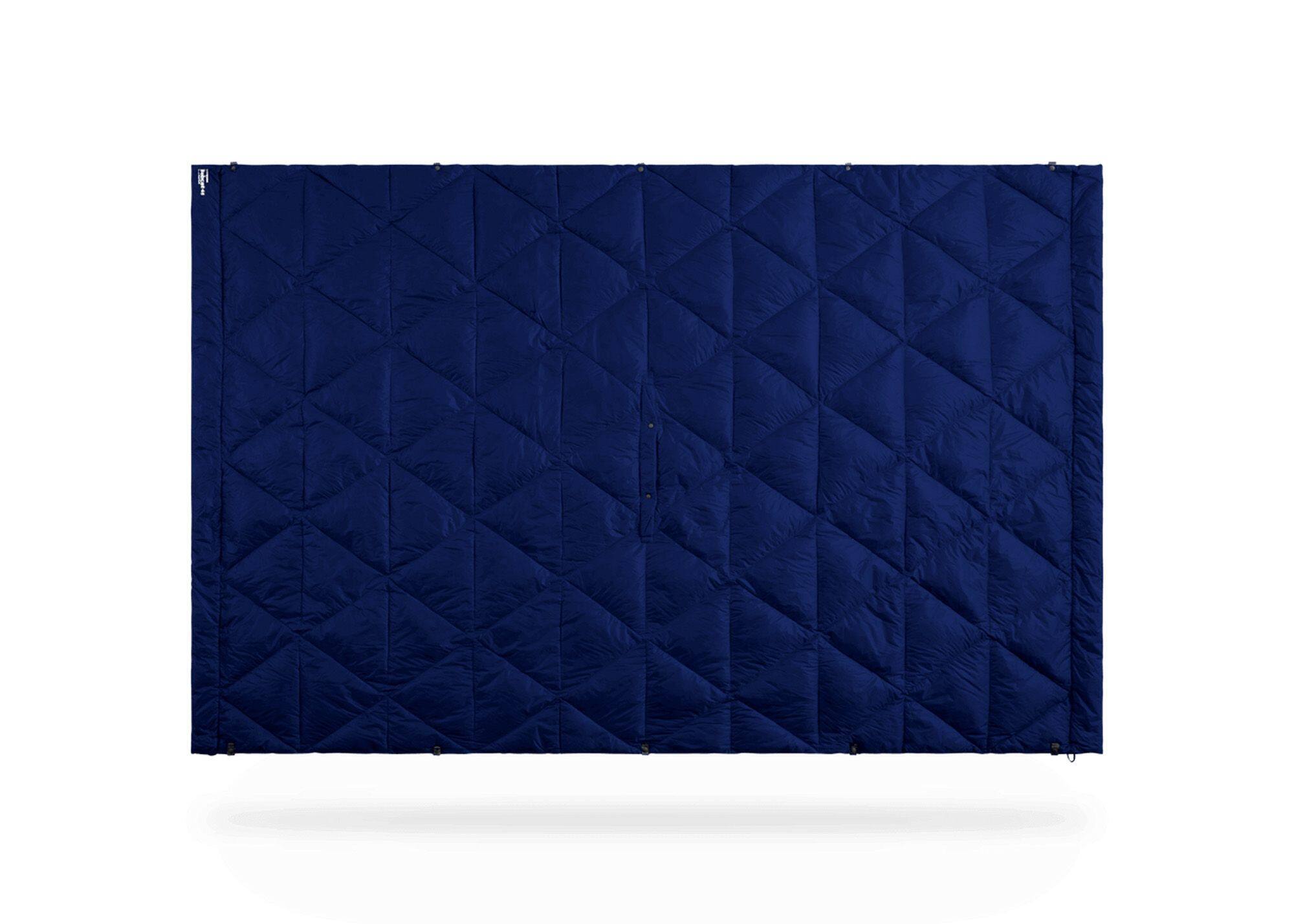 Front. Kammok - Kammok Bobcat 45F Down Trail Quilt - Midnight Blue.
