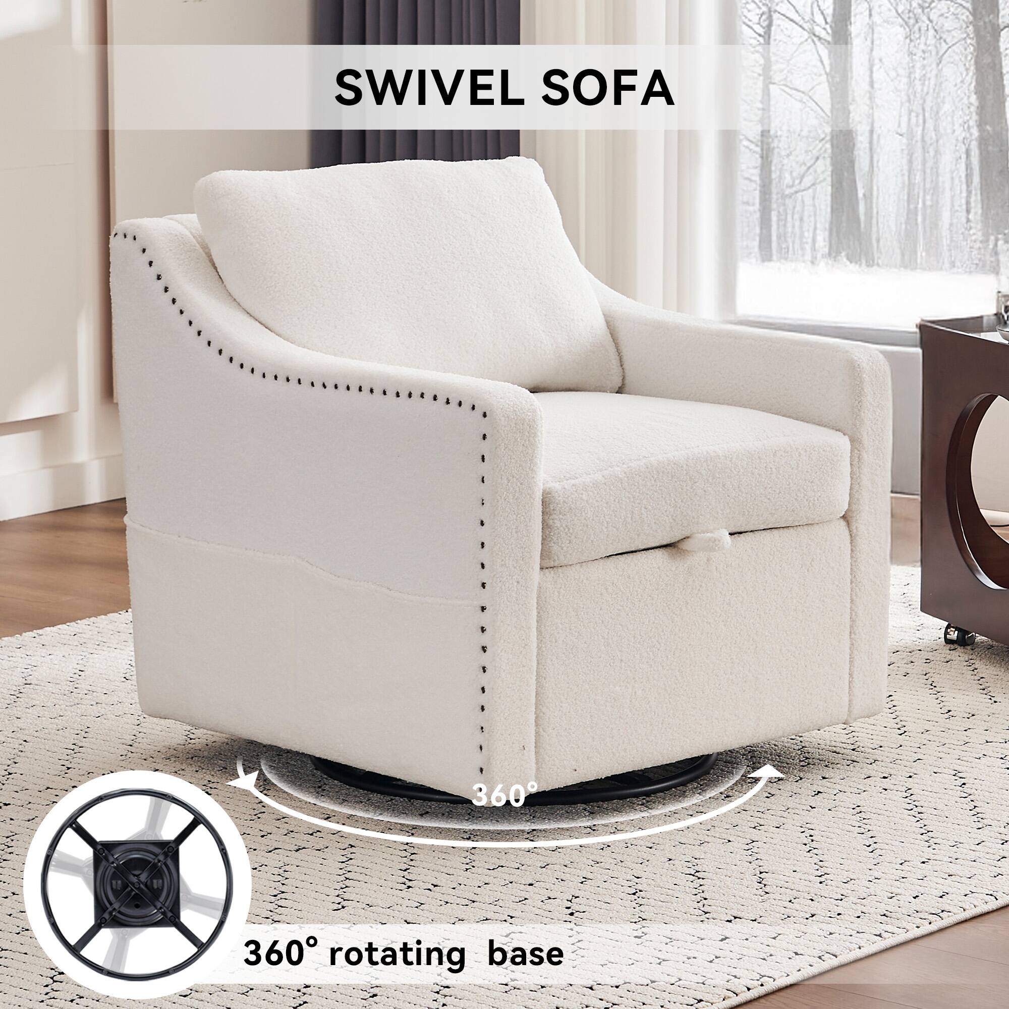 SWIVEL SOFA

360° rotating base
