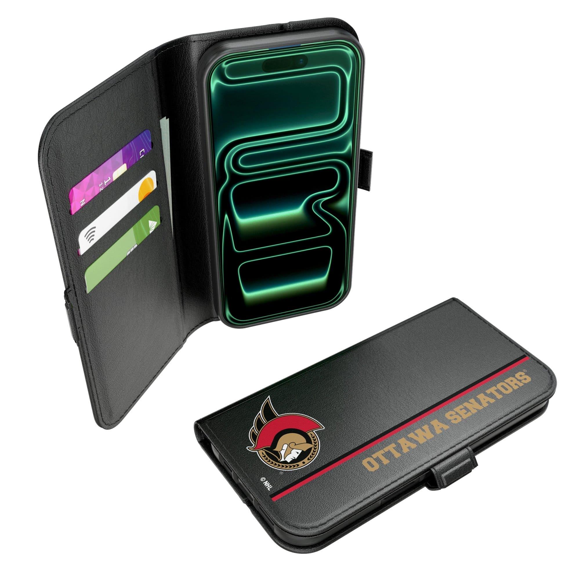 Keyscaper - NHL - Ottawa Senators iPhone Folio 2.0 Case - 17 Pro Max - Black price history on PriceWatchPro