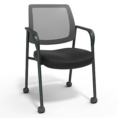 Staples - Essentials Mesh/Fabric Guest Chair, (UN61297-CC) - Black