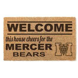 Jardine - Mercer Bears 18" x 30" Welcome Doormat - Brown