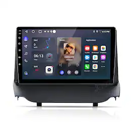 Junsun - For Ford Ecosport 2013-2017 9" carplay 2+64GB Android 14 Car Stereo Radio GPS Navi WIFI RDS SWC DSP FM Bluetooth - Black