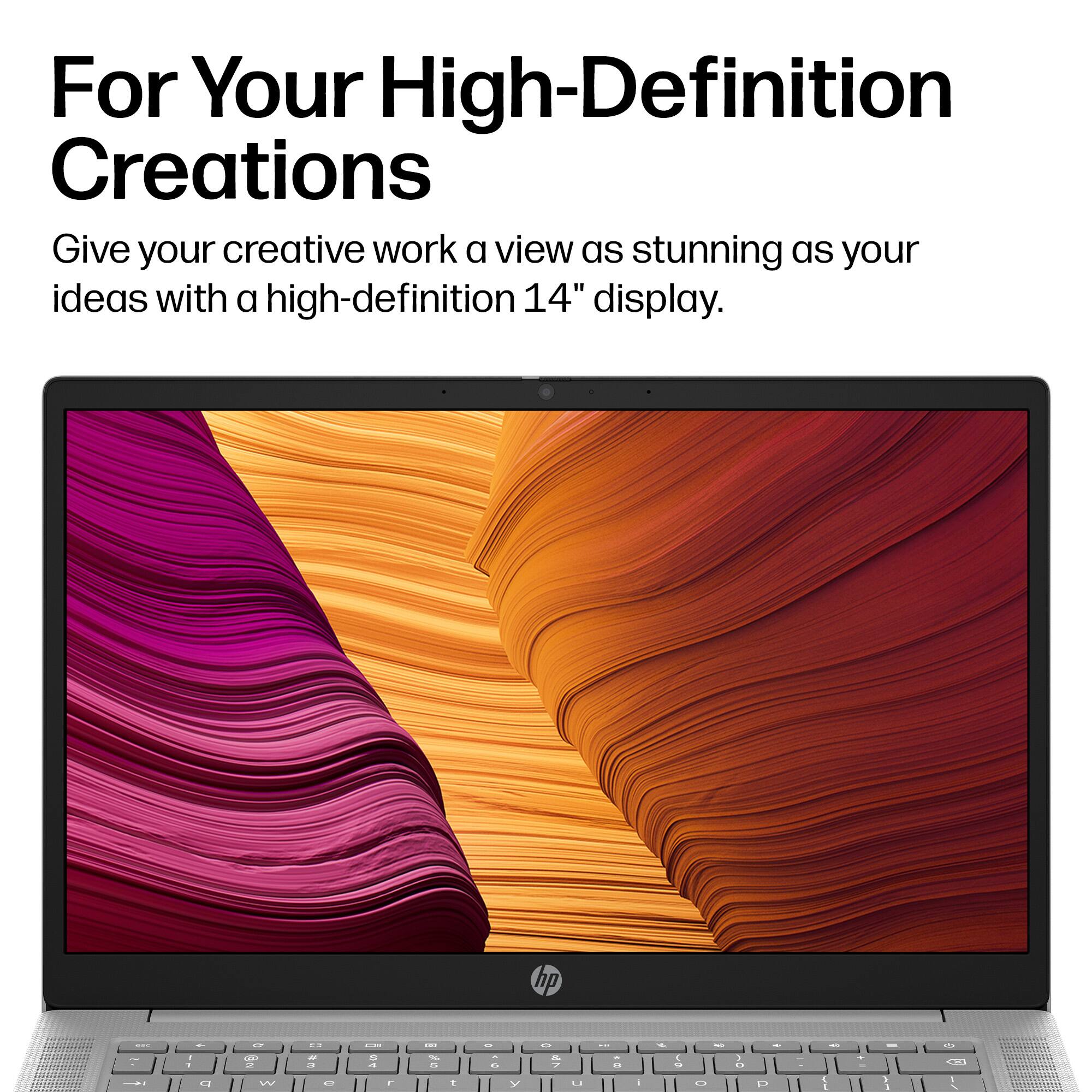 For Your High-Definition Creations

Give your creative work a view as stunning as your ideas with a high-definition 14" display.