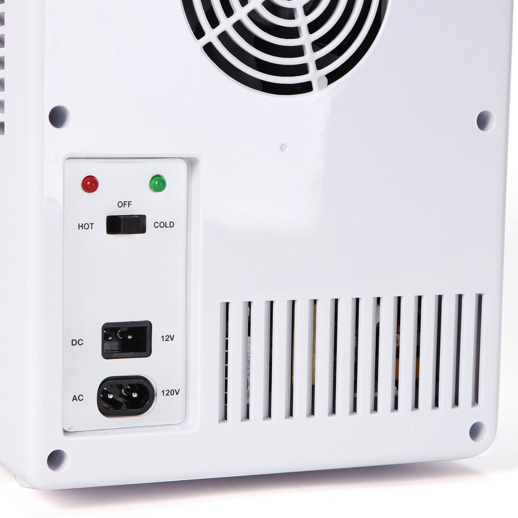 OFF  
HOT COLD  

DC 12V  
AC 120V