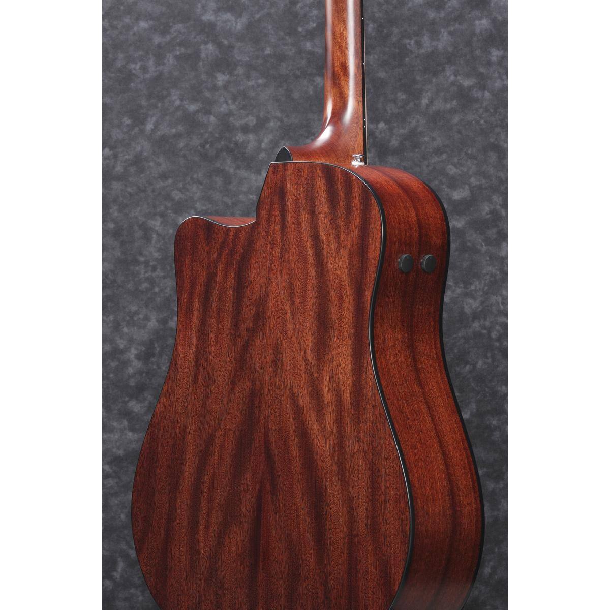 Alt View 3. Ibanez - Ibanez AAD170CE Advanced Acoustic Cutaway Guitar, Natural Low Gloss.