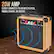20W AMP EASILY CONNECTS TO AN MP3 PLAYER, MOBILE PHONE, OR GUITAR
INPUT
GAIN
BASS
REBLE
VOLUME
PHONE
POWER