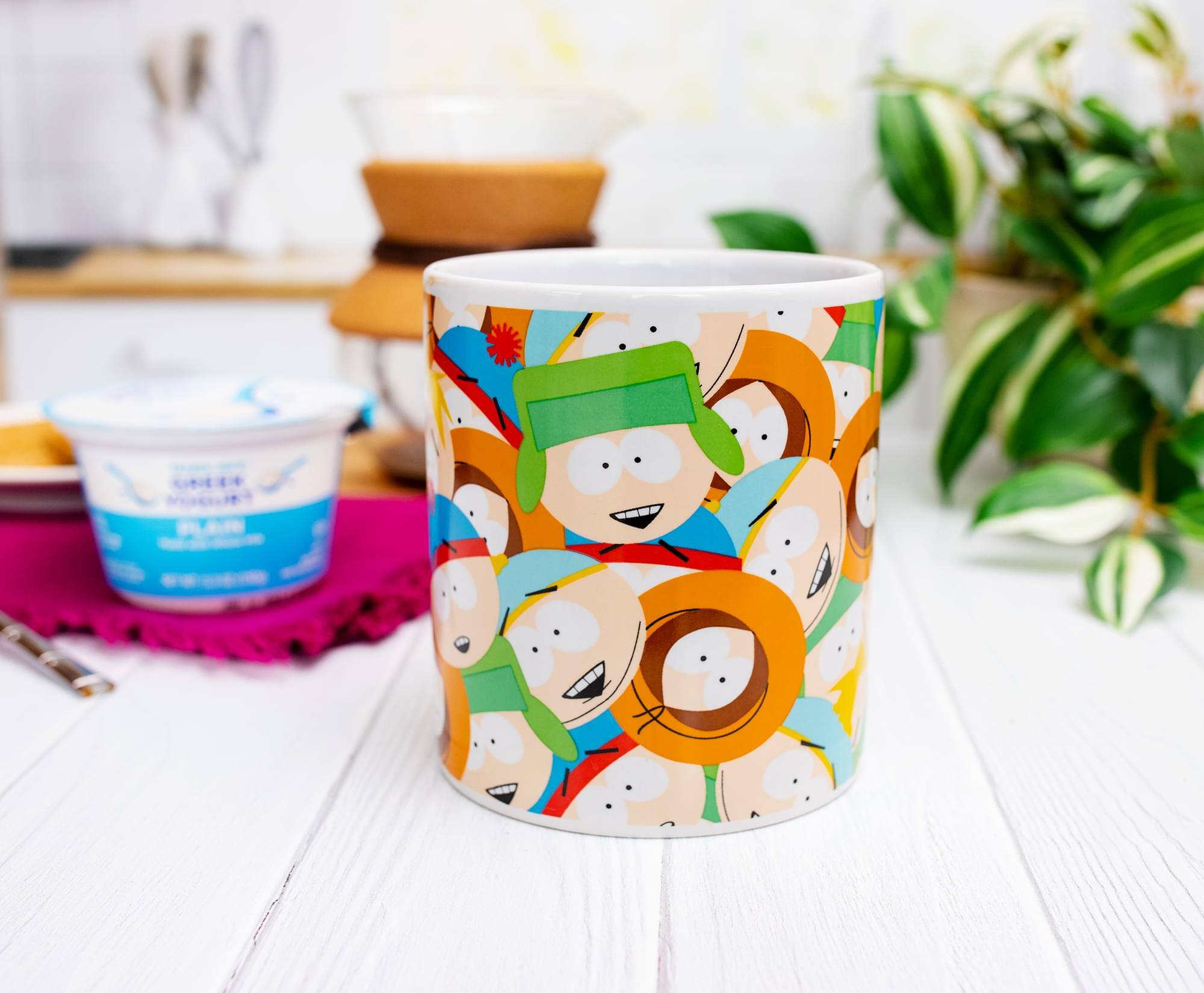 Alt View 3. Silver Buffalo - South Park Character Faces Ceramic Mug | Holds 20 Ounces - Orange.