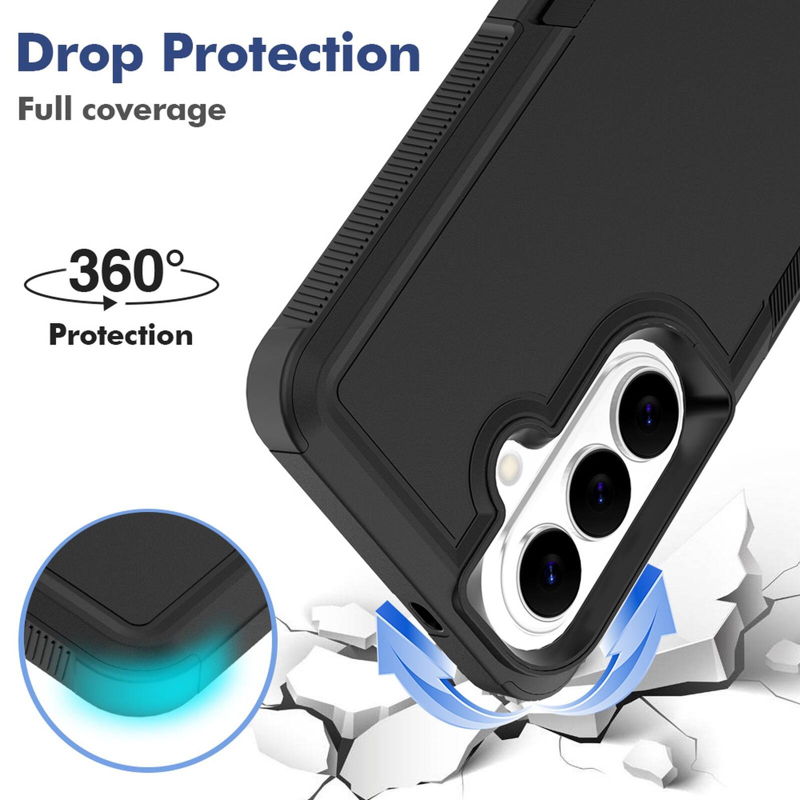 Drop Protection  
Full coverage  
360° Protection