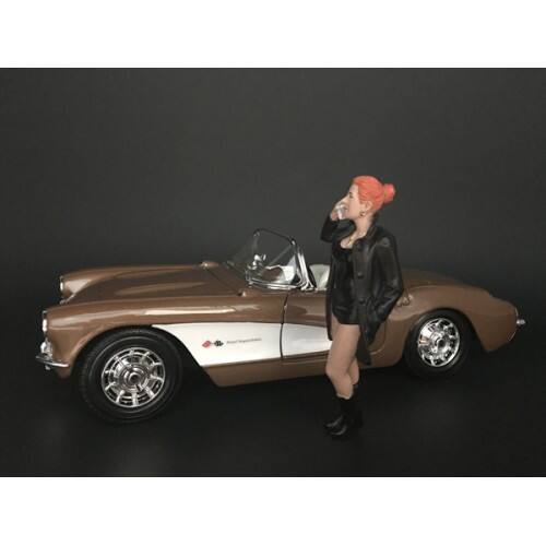 Alt View 2. American Diorama - "Ladies Night" Gianna Figurine for 1/24 Scale Models by American Diorama.