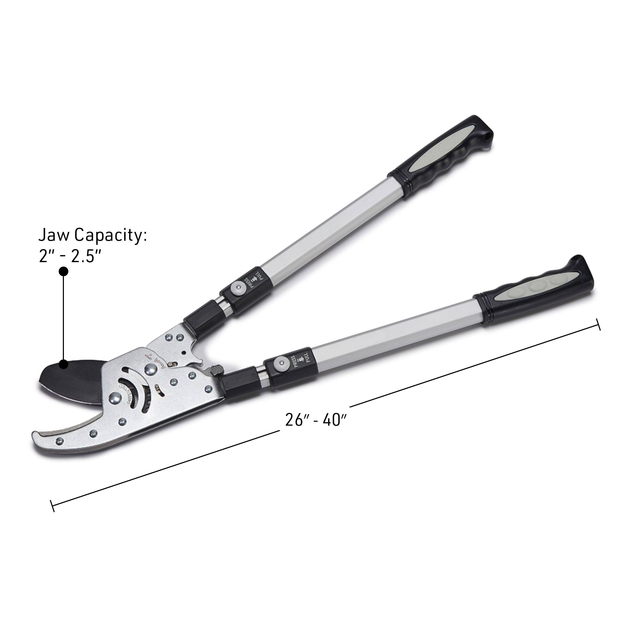 Jaw Capacity: 2" - 2.5"  
Length: 26" - 40"