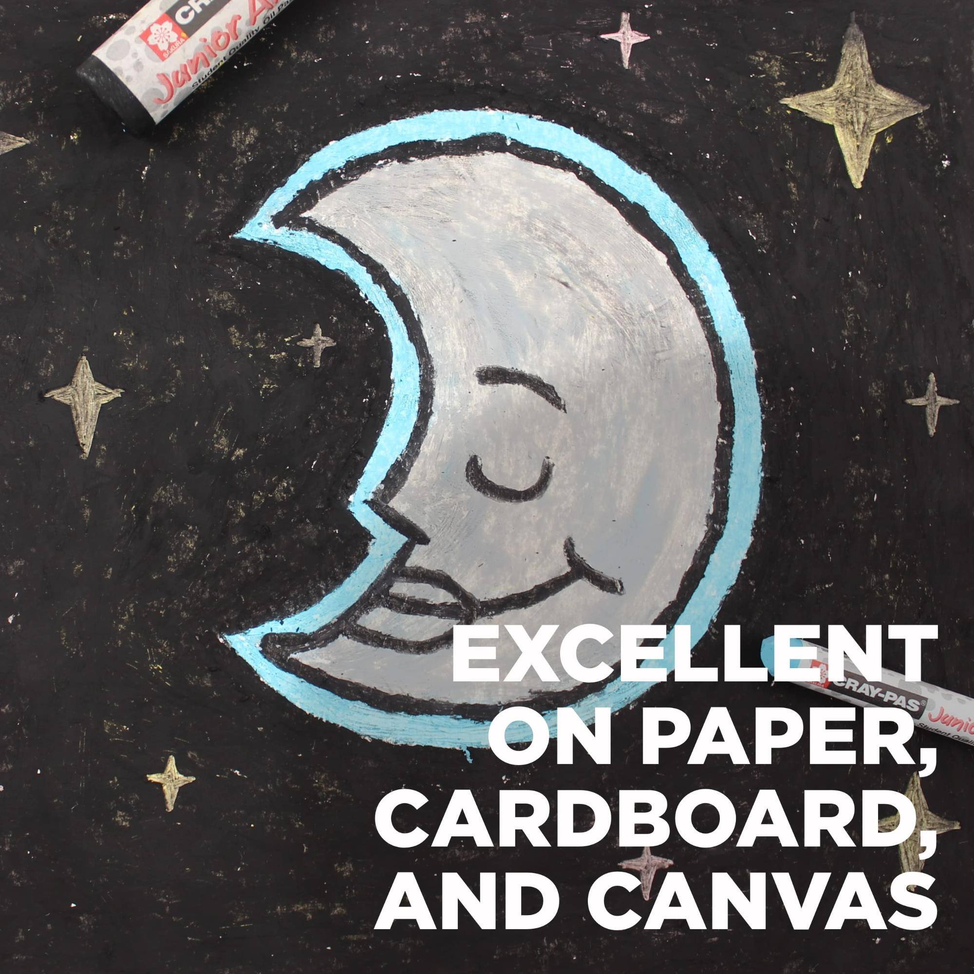 CR 7 Junior SAURA  
EXCELLENT CRAY-PAS ON PAPER, CARDBOARD, AND CANVAS