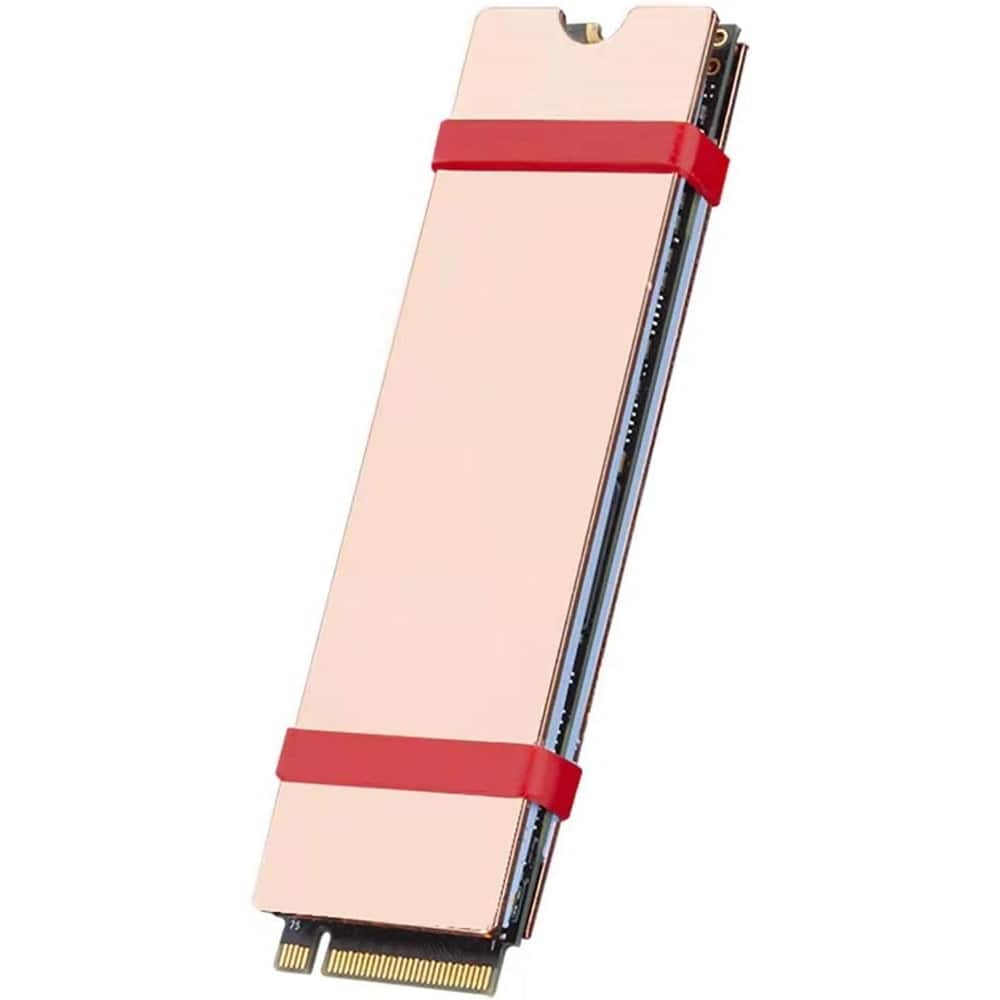 RTMB - Laptop M.2 Heatsink Kit – Copper Heat Sink + Thermal Pads, 4-Pack, 2280 SSD