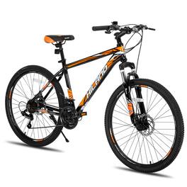 HILAND - H200 26" Mountain Bike for Men Women - Multi-Spokes Wheel - Orange