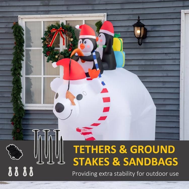 TETHERS & GROUND STAKES & SANDBAGS  
Providing extra stability for outdoor use