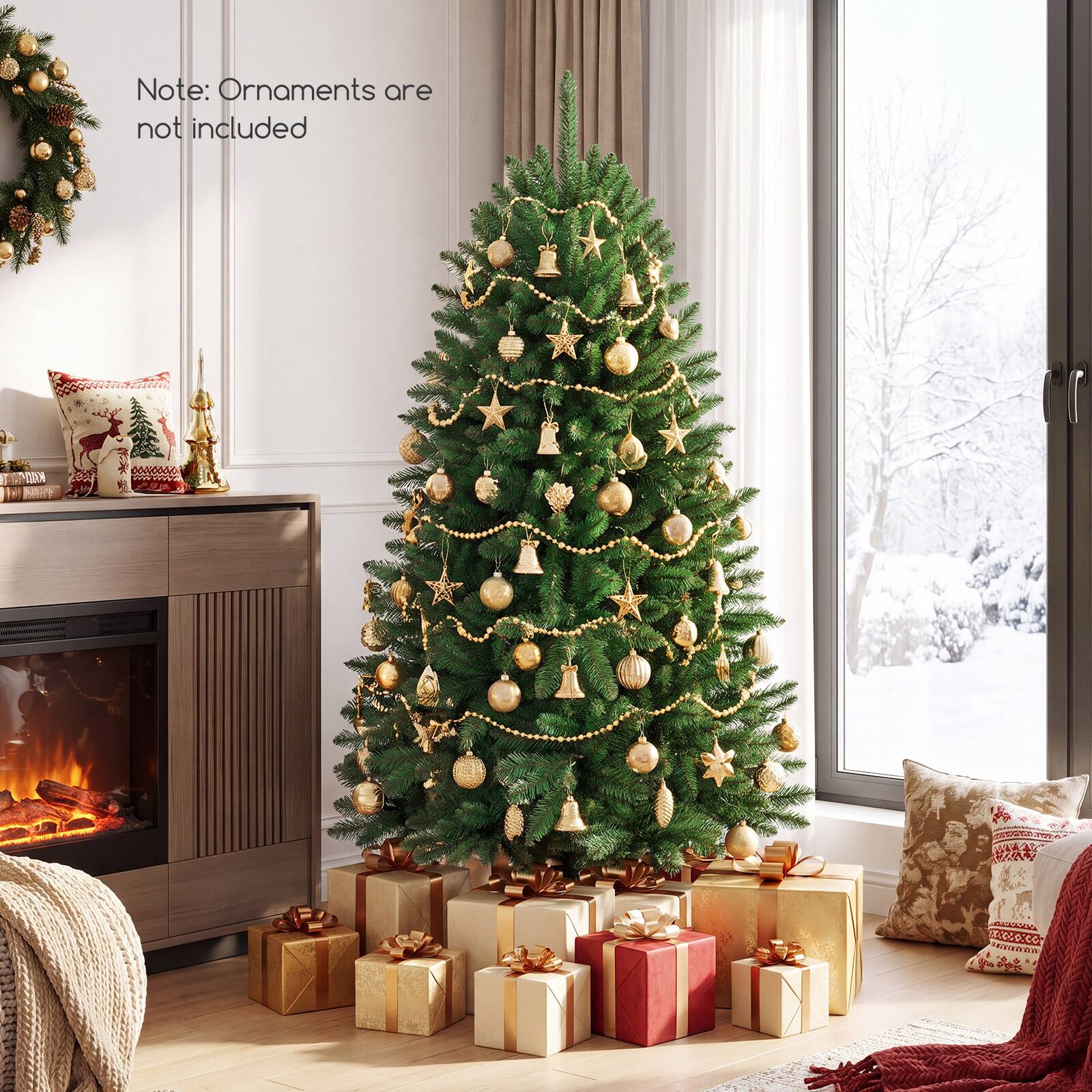 Note: Ornaments are not included