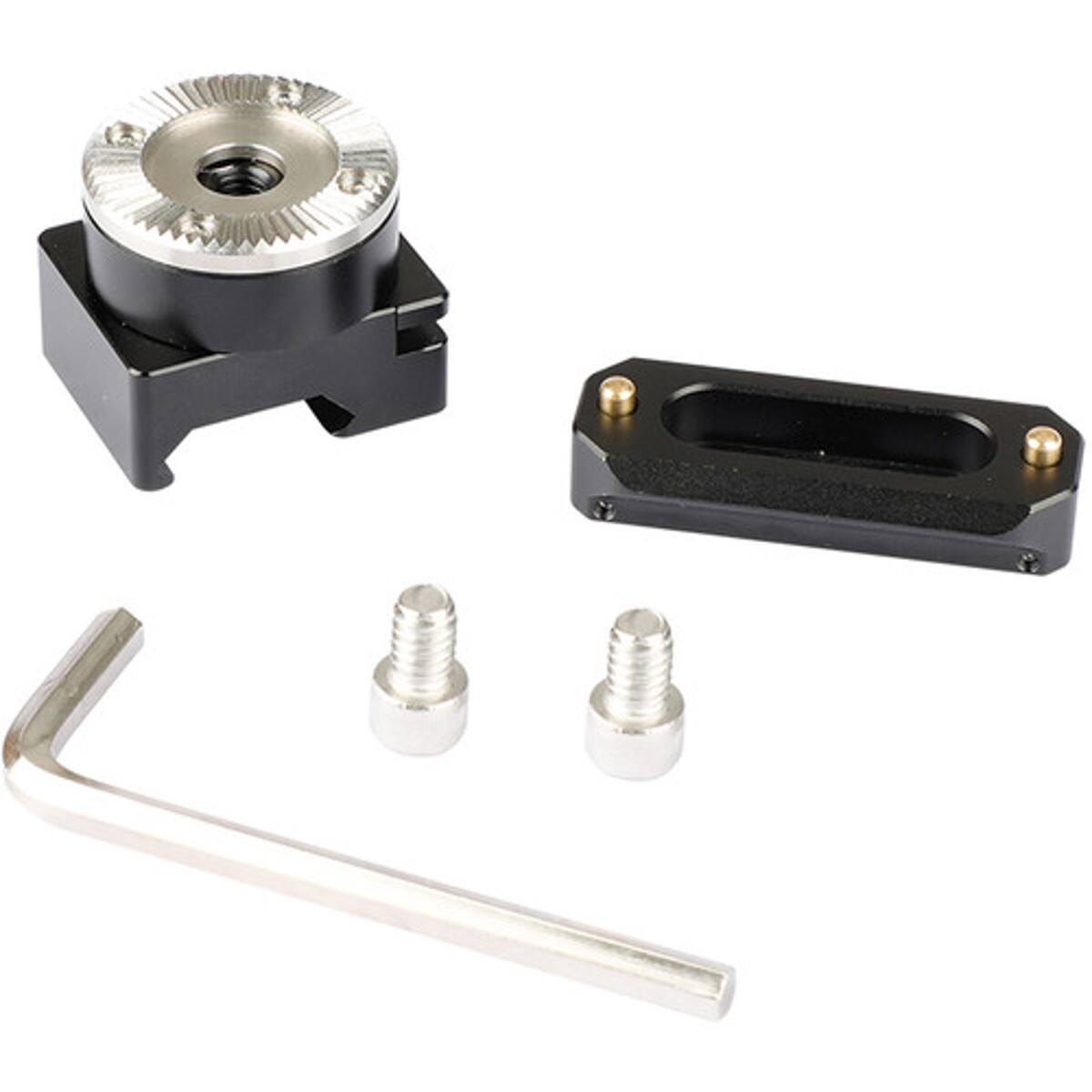 Alt View 2. CAMVATE - CAMVATE Quick Release Swat NATO Clamp with M6 ARRI Rosette Mount Adapter.