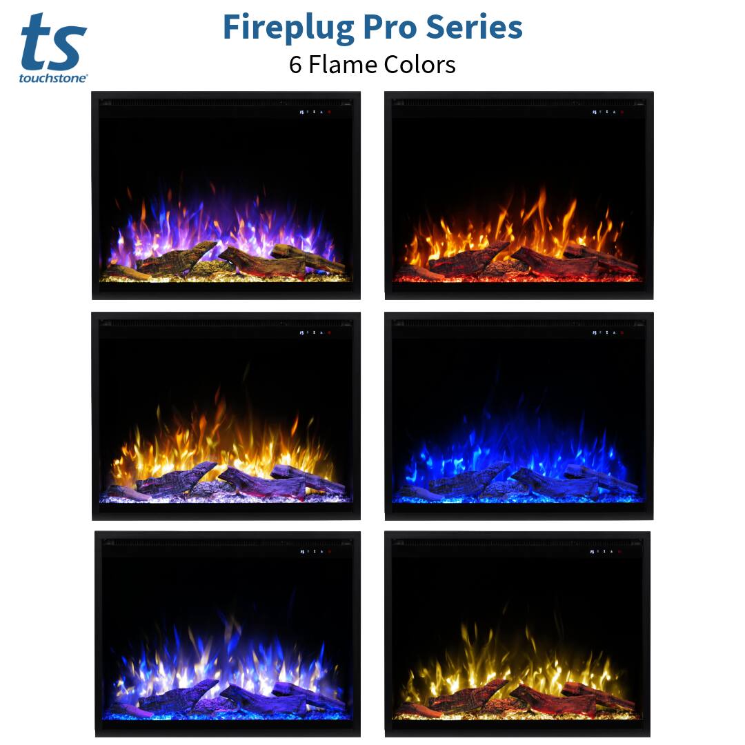 ts touchstone Fireplug Pro Series 6 Flame Colors
