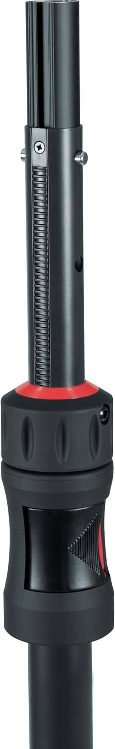 Back. Gator Frameworks - ID Series Sub Poles w/ Carry Bag with Pair Of LiftEEZ Piston-Driven Adjustable Speaker Poles, 35mm & M20 Mount Adapters - Black.