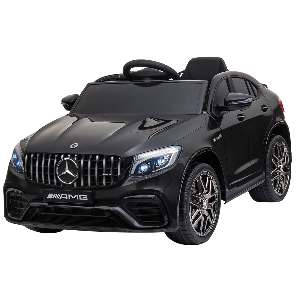 Front. Ropilly - Ropilly 12V Toddler Ride On Car Mercedes Benz AMG GLC63S Coupe Black.
