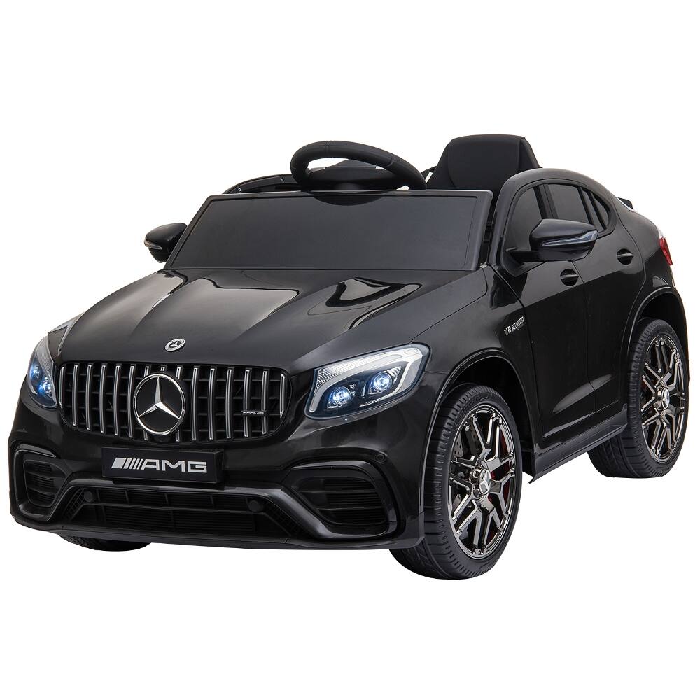Front. Ropilly - Ropilly 12V Toddler Ride On Car Mercedes Benz AMG GLC63S Coupe Black.
