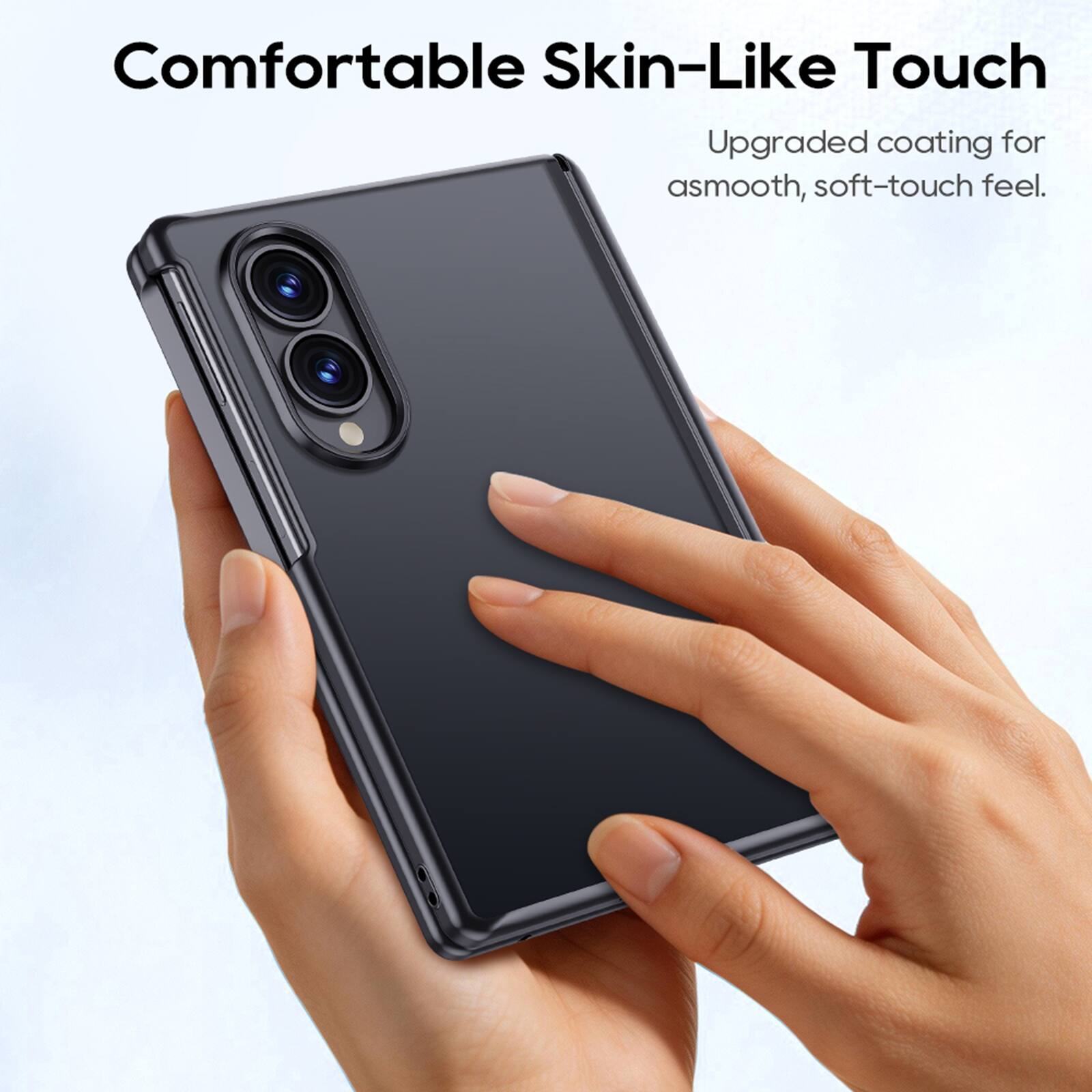 Comfortable Skin-Like Touch  
Upgraded coating for a smooth, soft-touch feel.