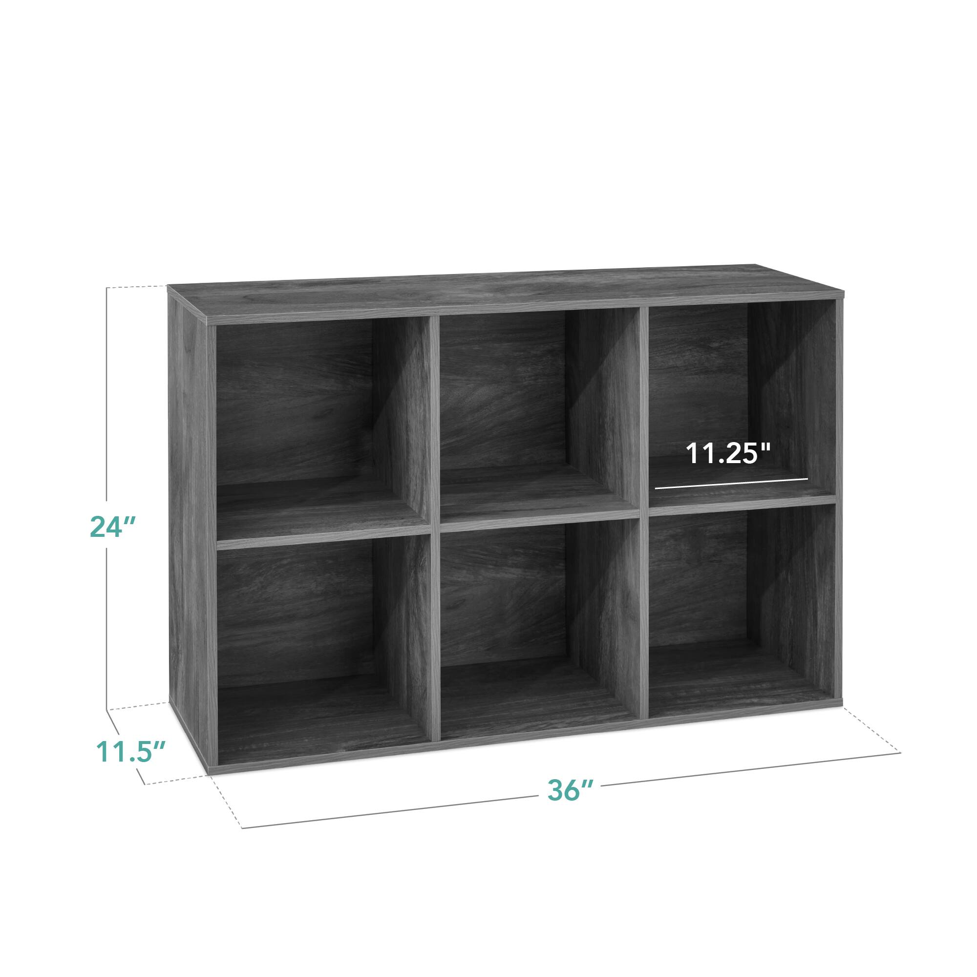 The dimensions of the shelf are:

- Width: 36"
- Height: 24"
- Depth: 11.5"
- Shelf depth: 11.25"
