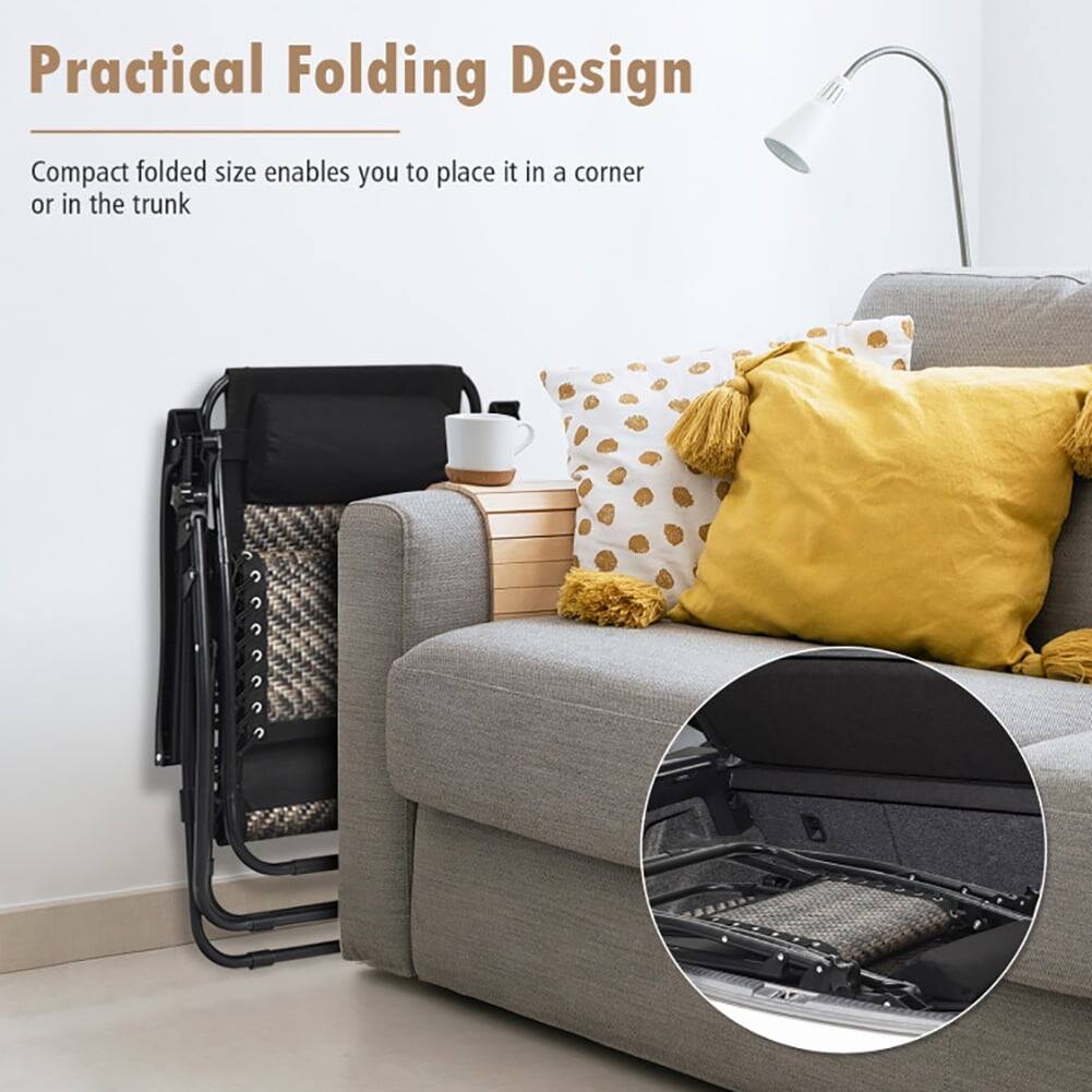 Practical Folding Design

Compact folded size enables you to place it in a corner or in the trunk